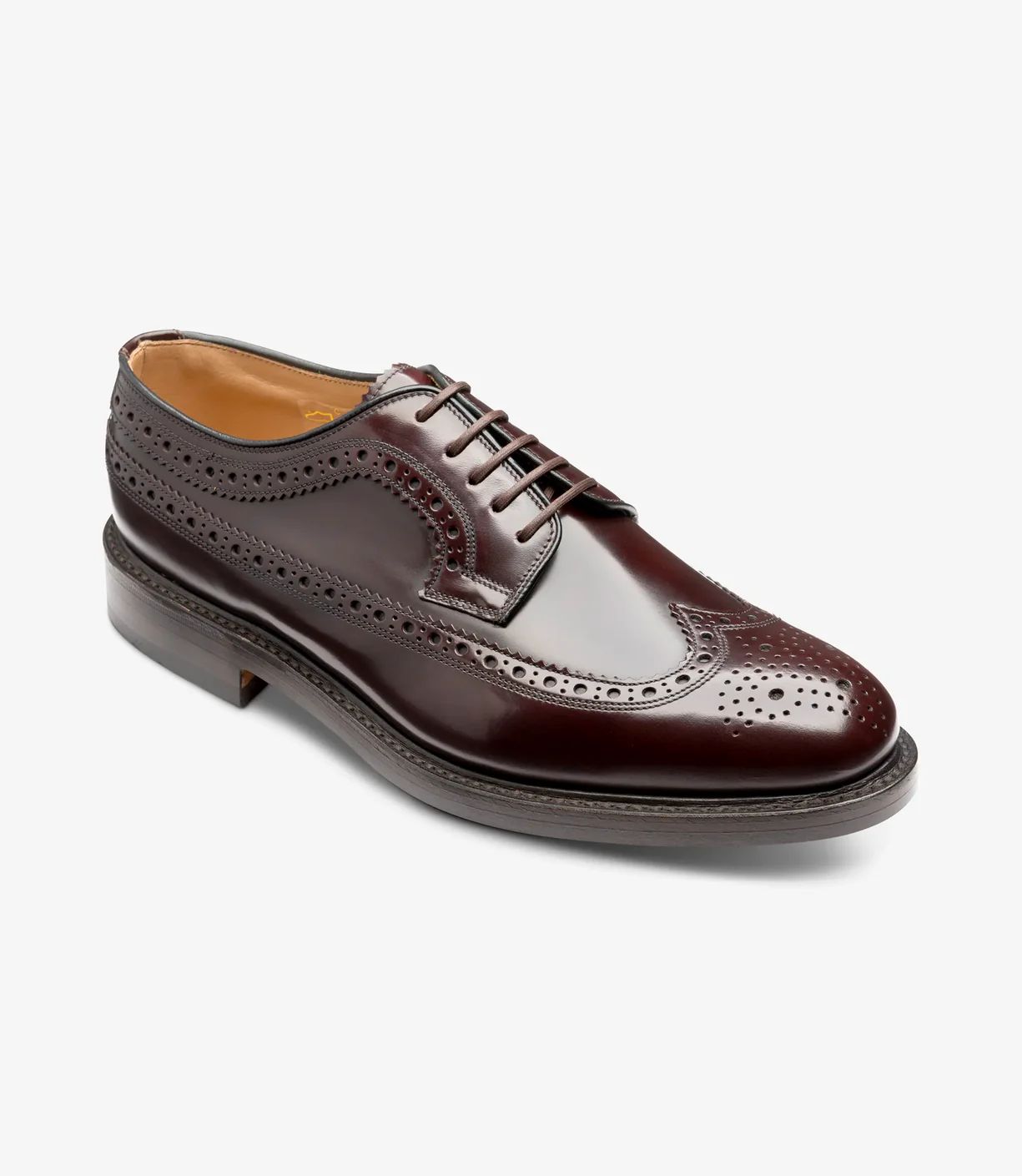 Loake Men's Royal Burgundy Polished