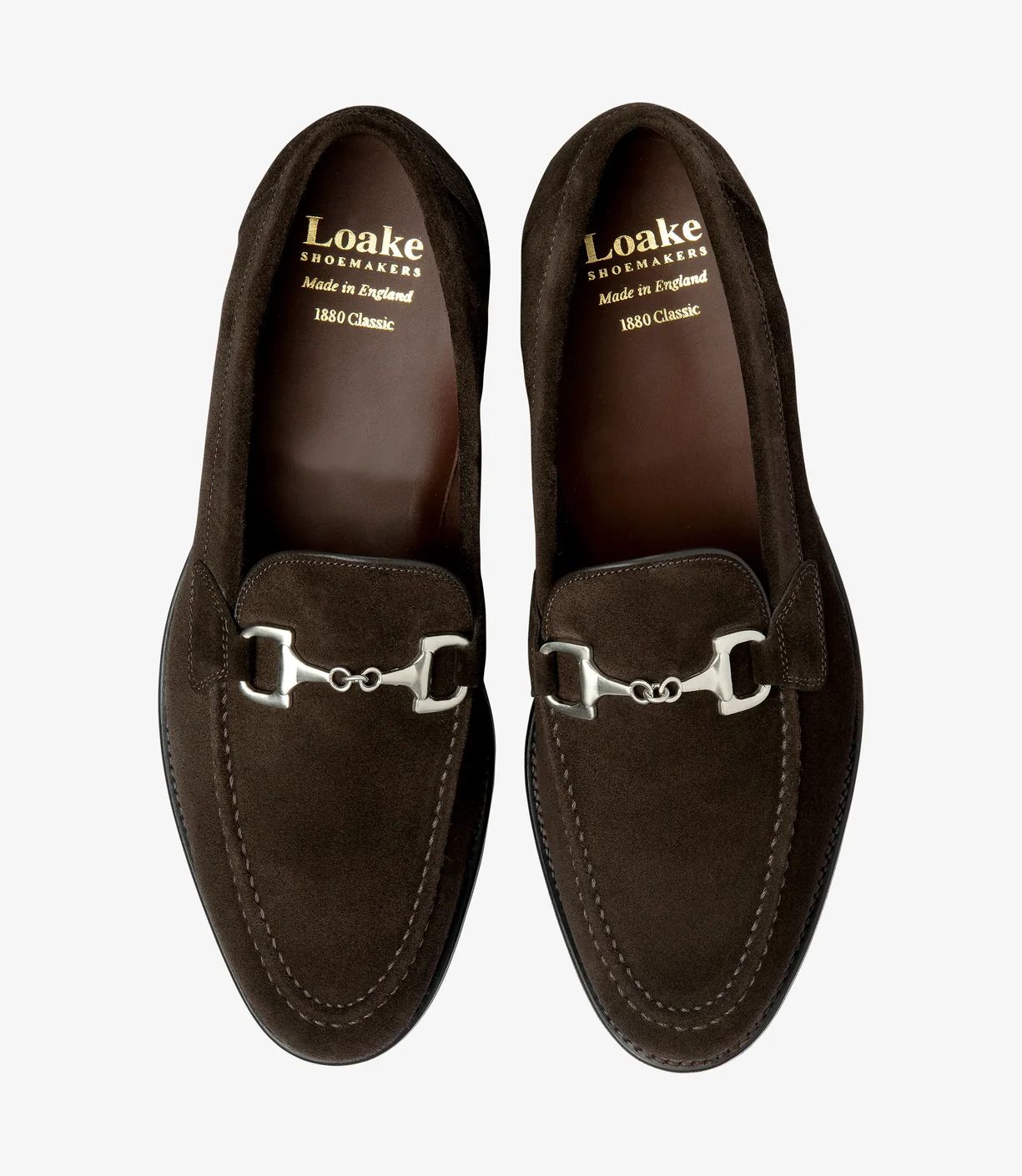 Loake Men's Kensington Dark Brown Suede