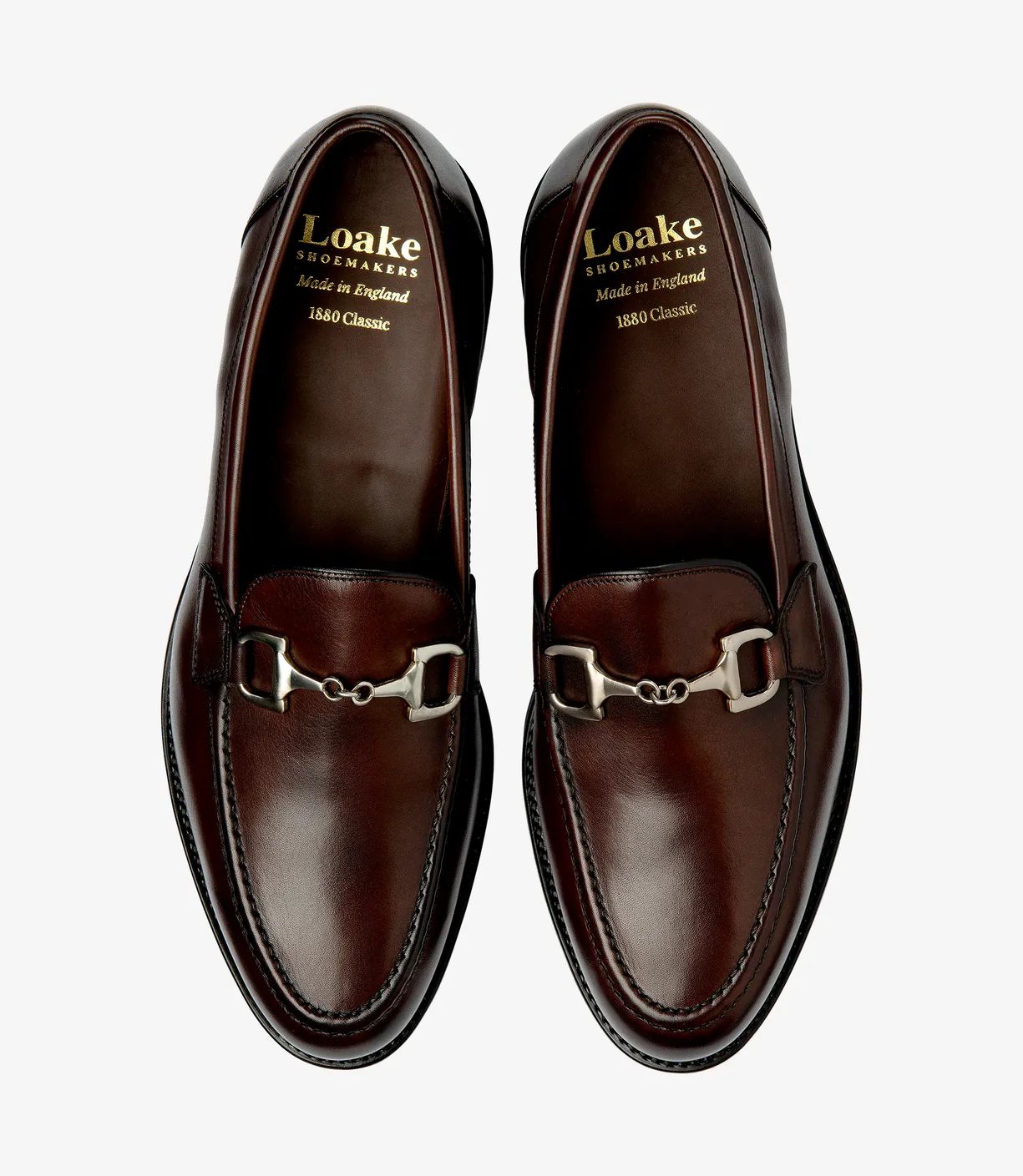 Loake Men's Kensington Dark Brown Calf