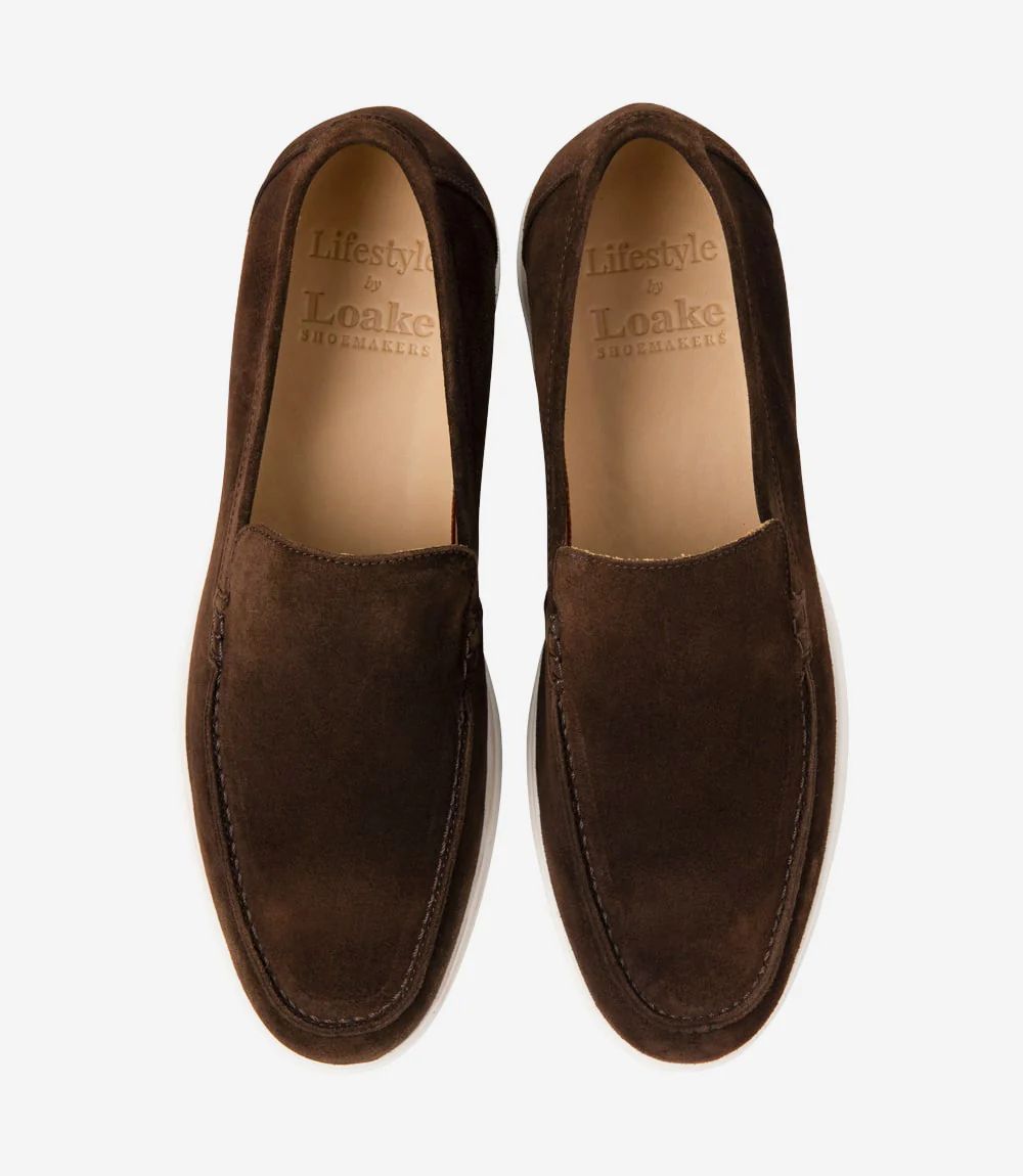 Loake Men's Tuscany Chocolate Suede