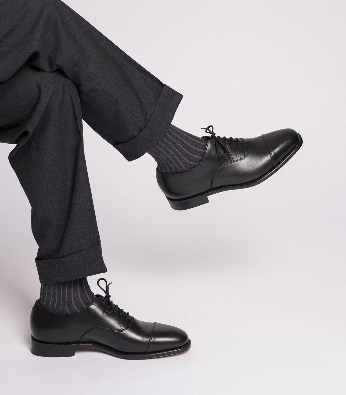 Loake Men's Aldwych Black Calf