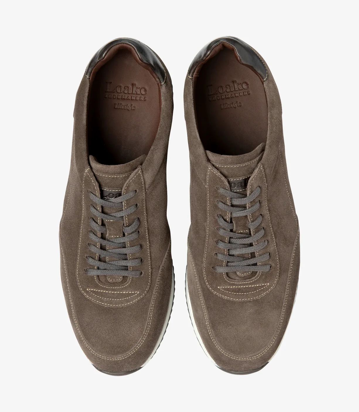 Loake Men's Bannister Anthracite Suede