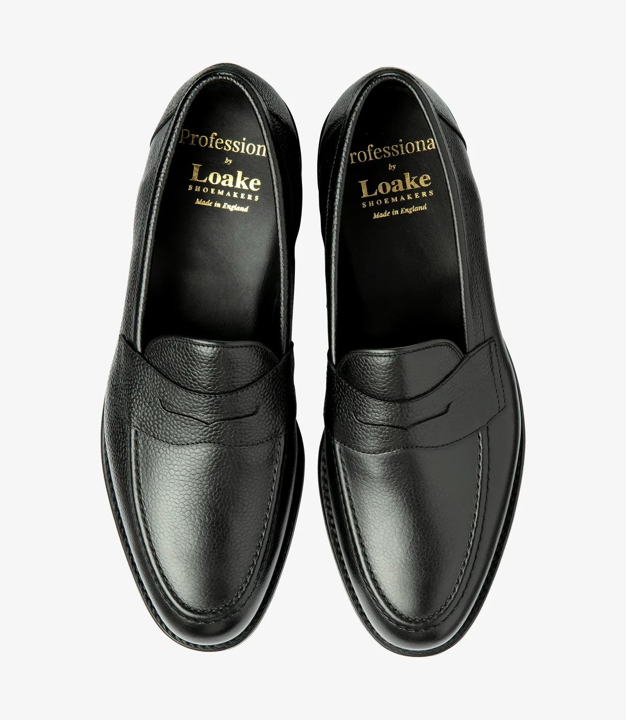 Loake Men's Imperial Black Grain