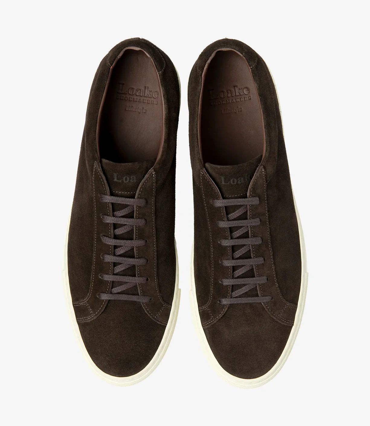 Loake Men's Sprint Dark Brown Suede