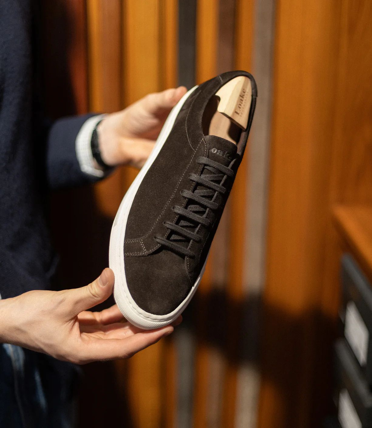 Loake Men's Sprint Dark Brown Suede