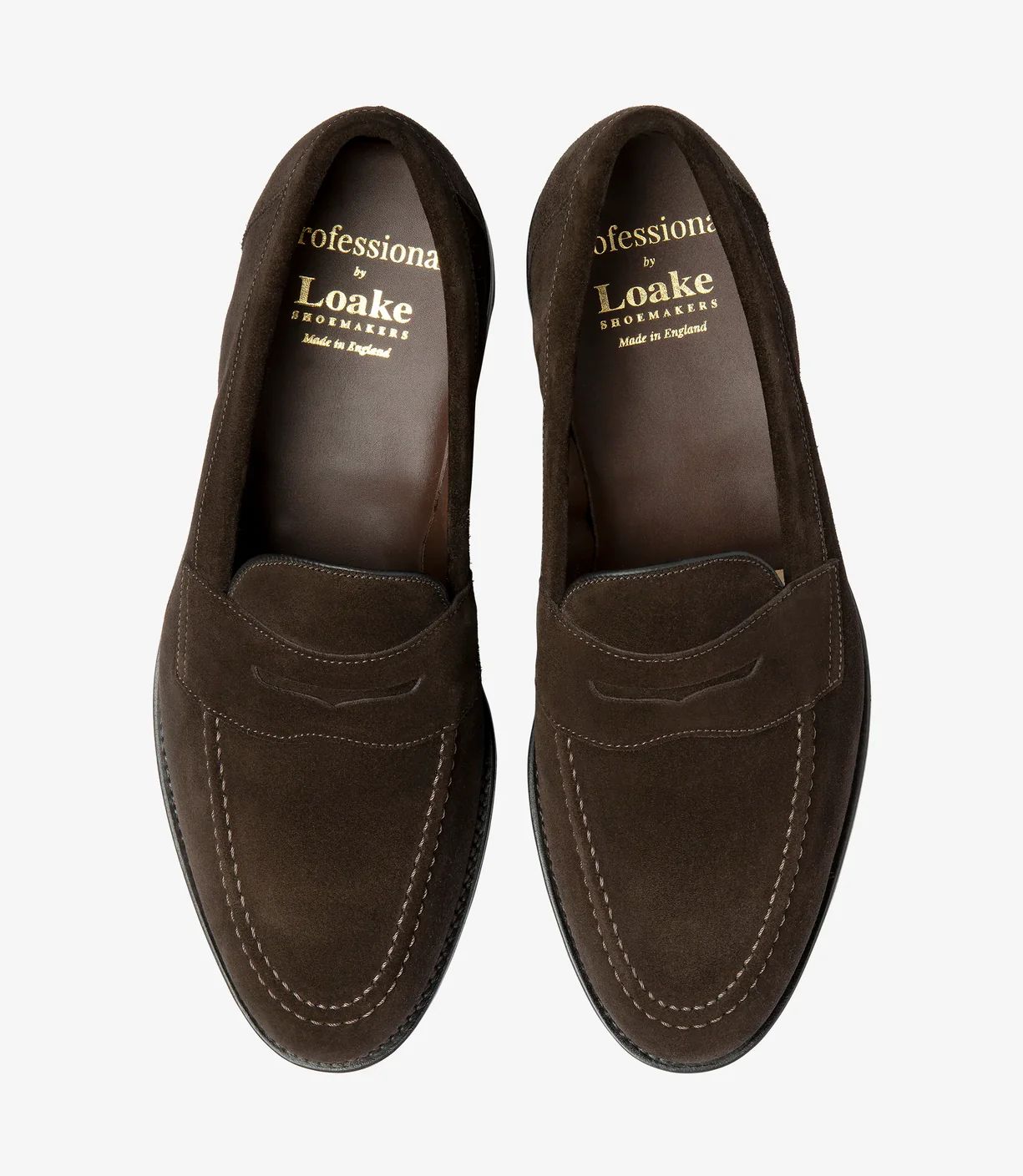 Loake Men's Imperial Dark Brown Suede