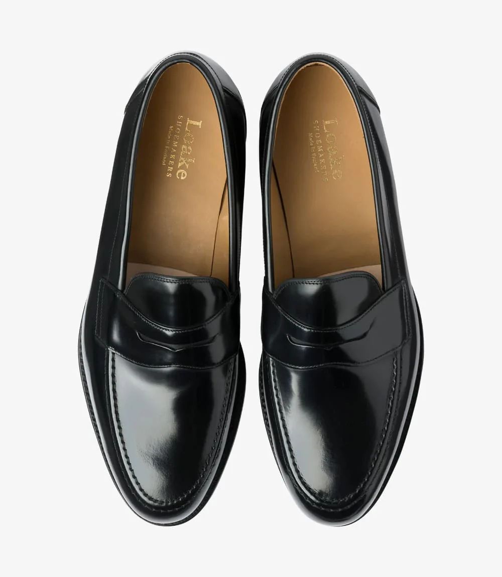 Loake Men's Imperial Black Polished