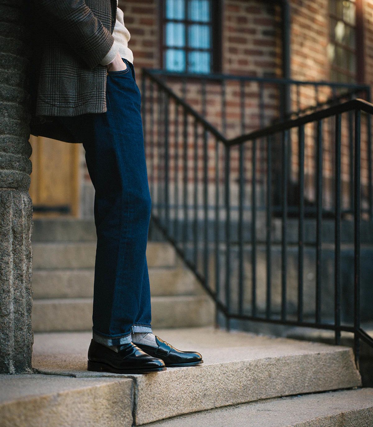Loake Men's Imperial Black Polished