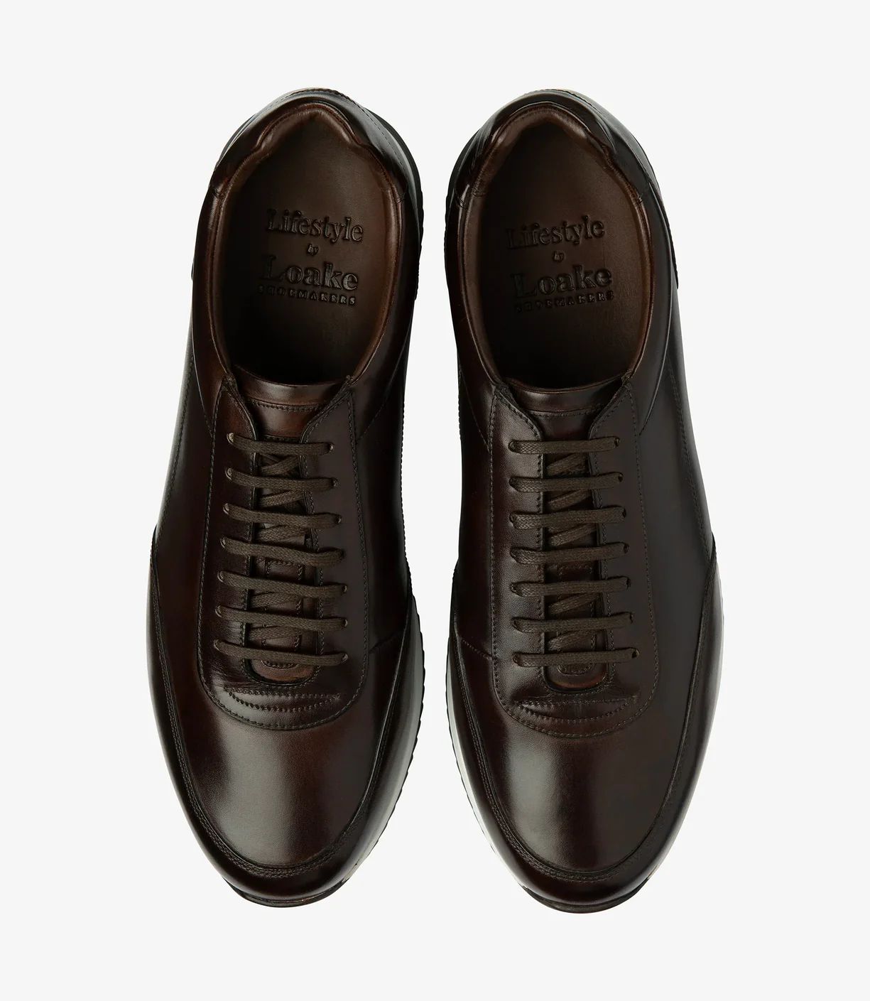 Loake Men's Bannister Dark Brown Calf