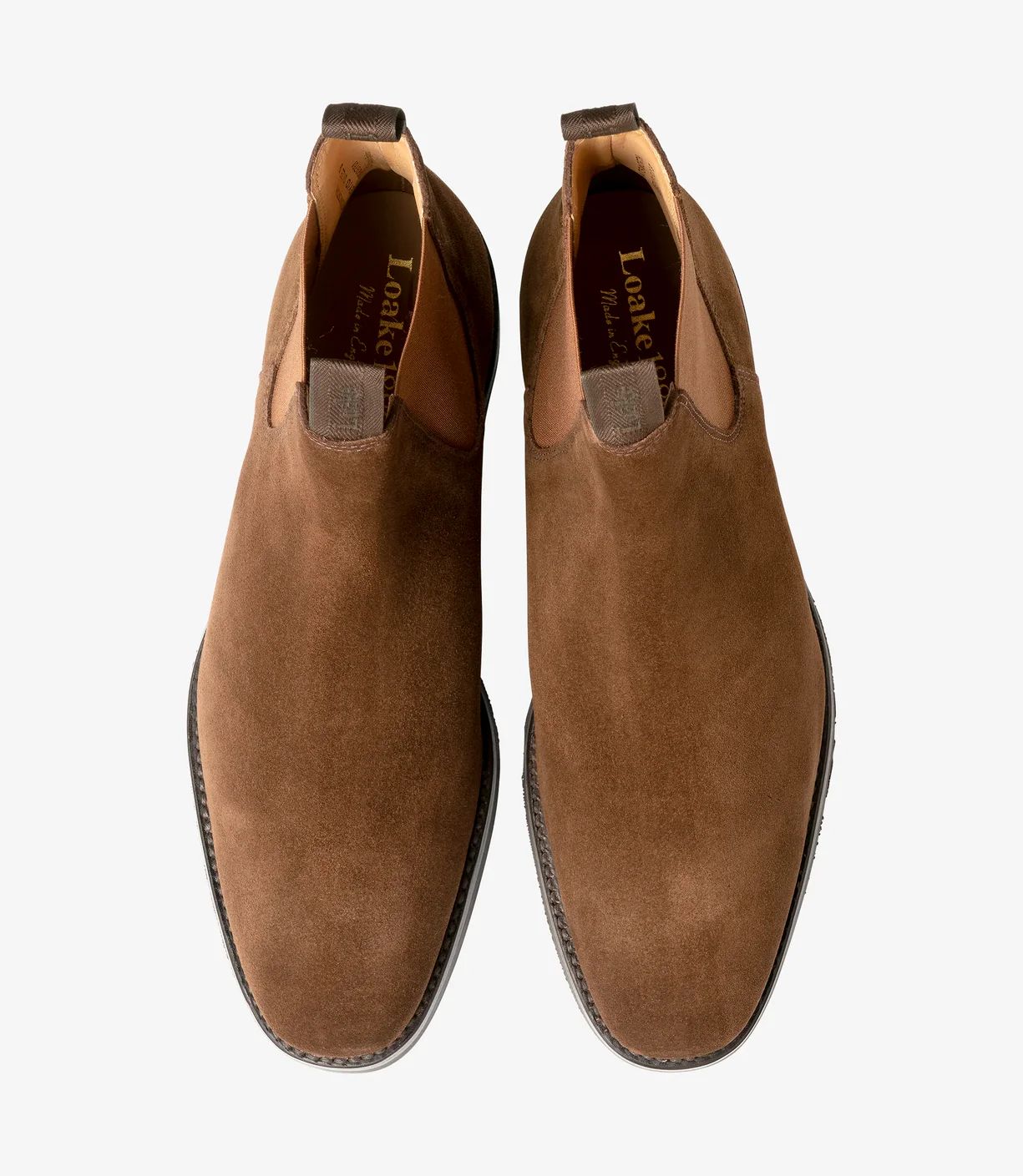 Loake Men's Chatsworth Tobacco Suede