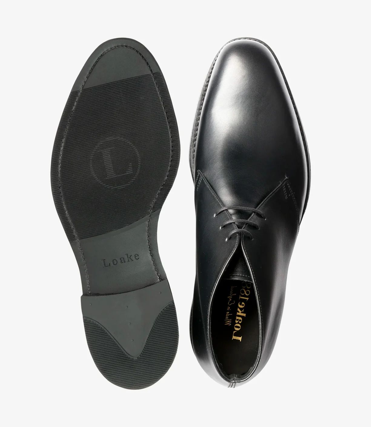 Loake Men's Pimlico Black Calf