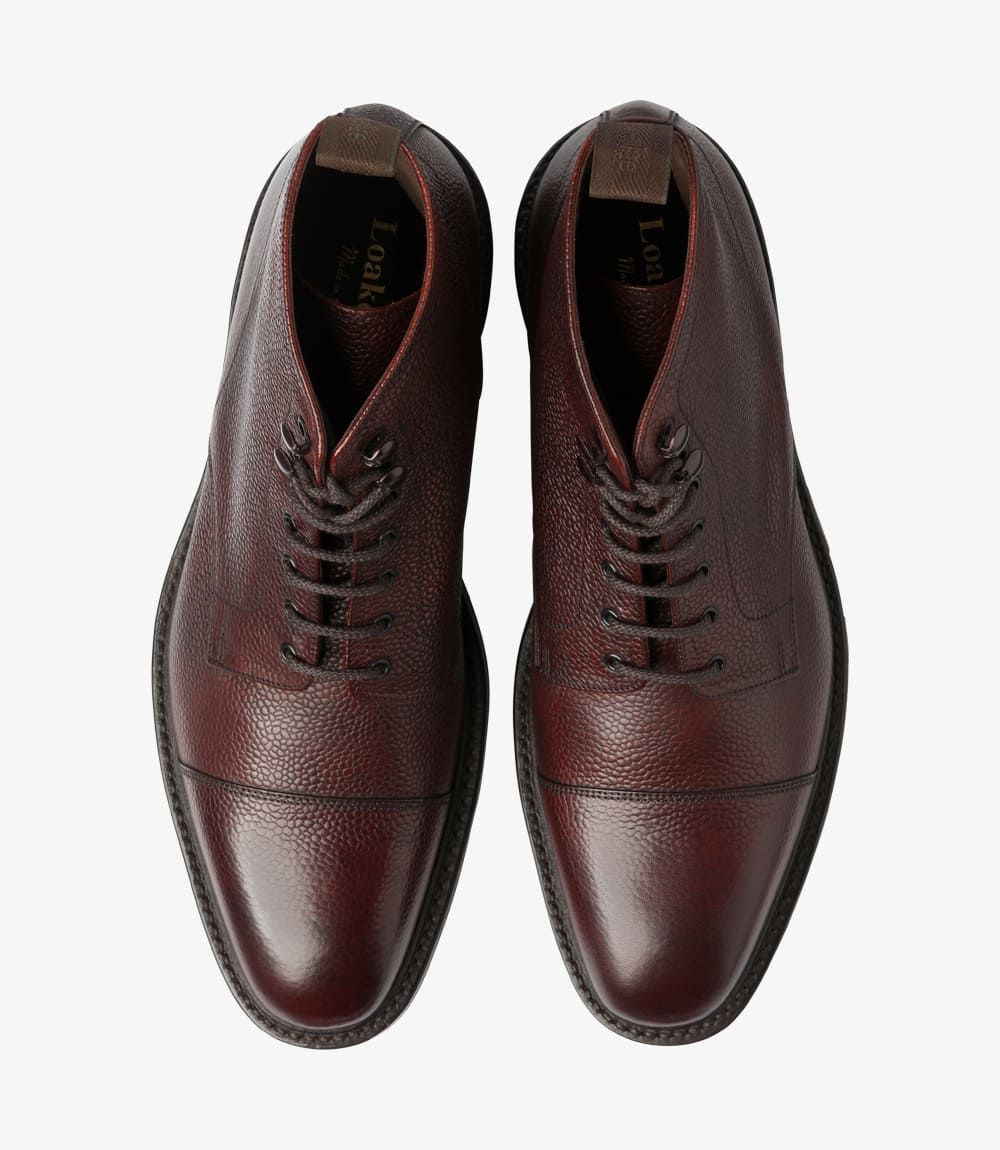 Loake Men's Roehampton Oxblood Grain