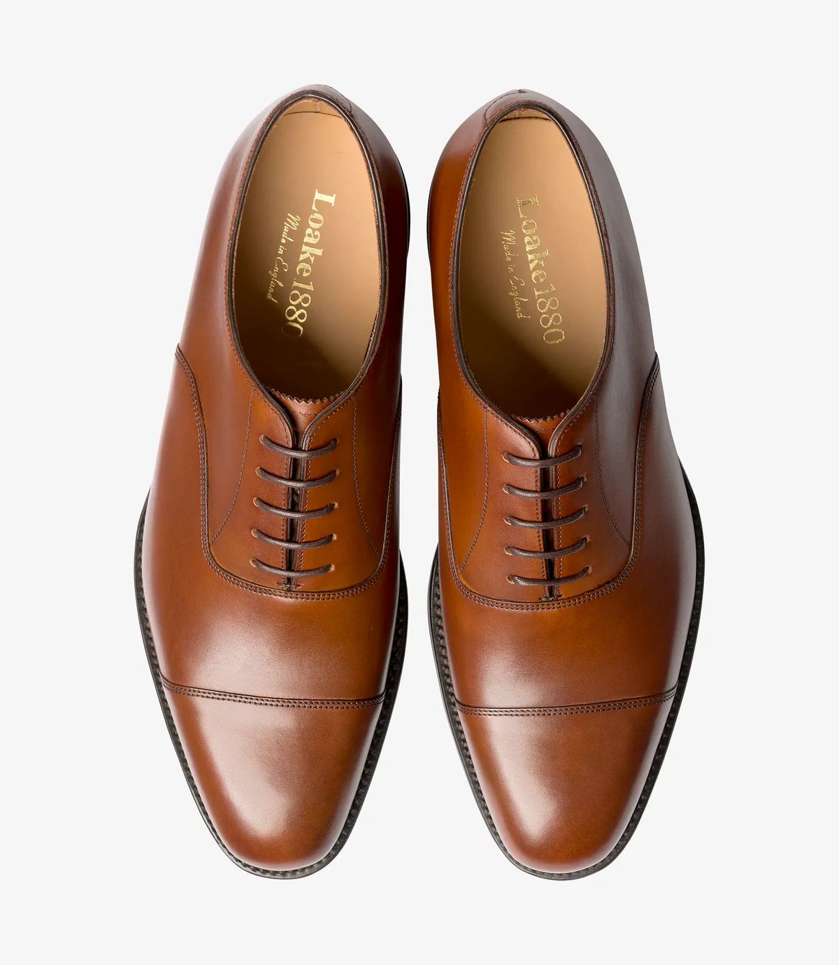 Loake Men's Aldwych Mahogany Calf