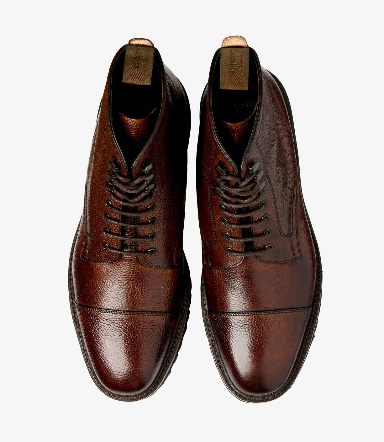 Loake Men's Aquarius Dark Brown Grain