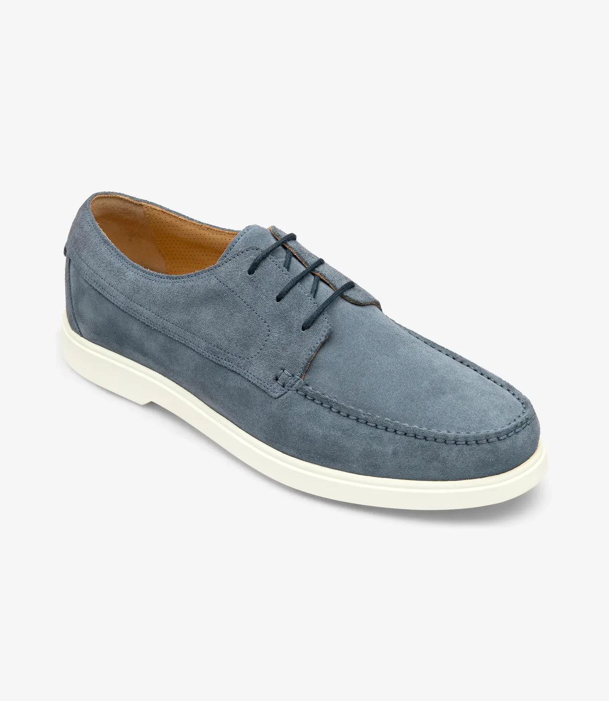 Loake Men's Sardinia Light Blue Suede